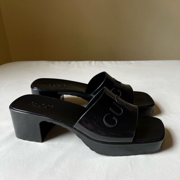 Gucci Black Women's Slide Sandals - Picture 2 of 14